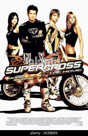 Sophia Bush, Steve Howey, Mike Vogel & Cameron Richardson Poster Film: Supercross (2005) Characters: Zoe Lang,K.C. Carlyle,Trip Carlyle &  Director: Steve Boyum 17 August 2005   **WARNING** This Photograph is for editorial use only and is the copyright of 20 CENTURY FOX and/or the Photographer assigned by the Film or Production Company and can only be reproduced by publications in conjunction with the promotion of the above Film. A Mandatory Credit To 20 CENTURY FOX is required. The Photographer should also be credited when known. No commercial use can be granted without written authority from Stock Photo