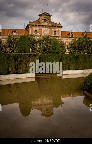 Parliament of Catalonia building at la Ciutadella Park in Barcelona, Catalonia, Spain Stock Photo