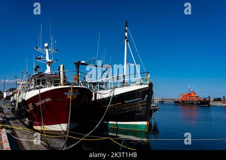 Kilronan harbour, Inishmore, the largest of the Aran Islands, Galway, Ireland Stock Photo