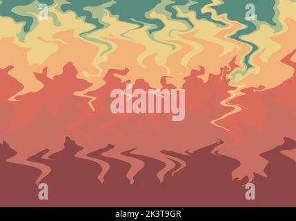Abstract pastel tones liquid marble wavy texture background or wallpaper. Stock Photo