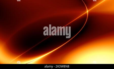 Abstract smooth gradient with light rays and shiny orange gradient Stock Photo