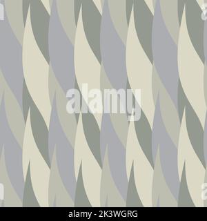 Abstract rope effect vector seamless pattern background. Vertical cord stripe style backdrop in neutral ecru beige. Striped repeat design. Thick Stock Vector