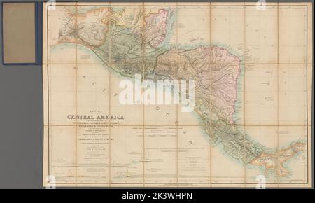 A new map of Central America - shewing the different lines of Atlantic ...