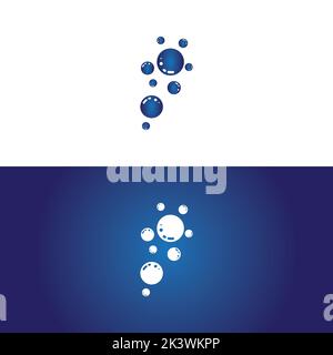 Natural realistic bubble illustration vector design Stock Vector