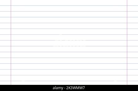 Grid paper. Abstract striped background with color horizontal lines. Geometric pattern for school, wallpaper, textures, notebook. Lined paper blank Stock Vector
