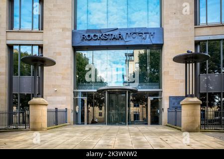 Rockstar North, Barclay House, 108 Holyrood Rd, Edinburgh EH8 8AS Stock Photo