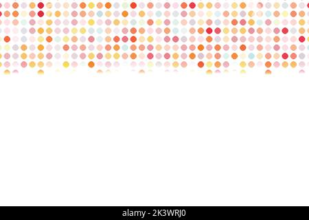 Light multicolor dotted background, colorful vector texture with circles. Glitter abstract illustration with blurred drops of rain. Pattern for ads Stock Vector