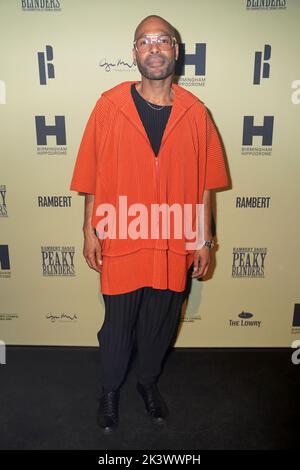 Benoit Swan Pouffer, Artistic Director of Rambert, attending the opening night of Rambert's Peaky Blinders: The Redemption of Thomas Shelby, at the Birmingham Hippodrome. Picture date: Tuesday September 27, 2022. Stock Photo