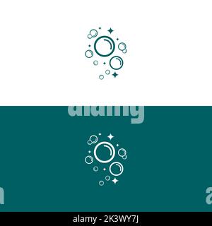 Natural realistic bubble illustration vector design Stock Vector