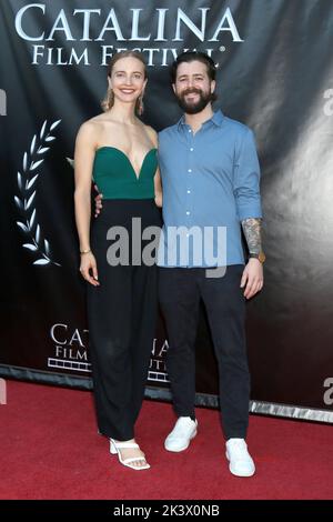 LOS ANGELES - SEP 23:  Leticia Jacobson, Alex Ross at the 2022 Catalina Film Festival - Friday Red Carpet 9 23 22 at Casino on September 23, 2022 in Avalon, CA (Photo by Katrina Jordan/Sipa USA) Stock Photo