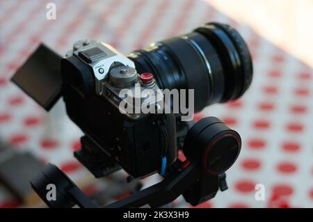 gimbal camera is ready to go Stock Photo