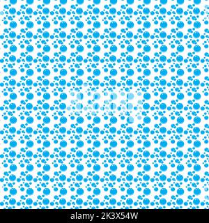 Soap bubbles seamless pattern. Vector background Stock Vector