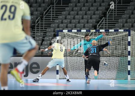 Zagreb, Croatia. 28th Sep, 2022. Players during the handball match between PPD Zagreb and FC Porto as a part of the third round of Machineseeker EHF Champions League in Zagreb, Croatia on september 28, 2022. Photo: Slavko Midzor/PIXSELL Credit: Pixsell photo & video agency/Alamy Live News Stock Photo
