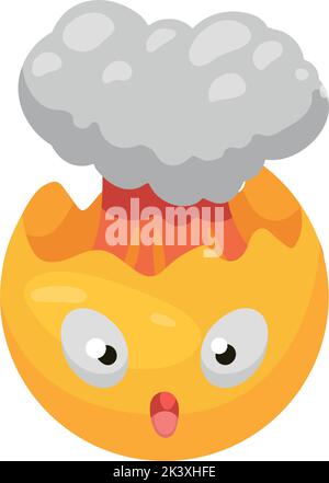 emoji exploding character Stock Vector Image & Art - Alamy