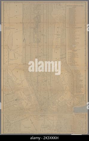 Map of New-York City / prepared expressly for White, Stokes & Allen, publishers, stationers and importers, by Matthews, Northrup & Co. Cartographic. Maps. 1885. Lionel Pincus and Princess Firyal Map Division. Manhattan (New York, N.Y.), New York (N.Y.), Manhattan (New York, N.Y.) , Administrative and political divisions, Local transit , New York (State) , New York (N.Y.), Piers , New York (State) , New York (N.Y.) Stock Photo