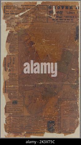 New map of the city of Brooklyn as consolidated by an act of the legislature of the state of New York Cartographic. Maps. 1862. Lionel Pincus and Princess Firyal Map Division. Brooklyn (New York, N.Y.) Stock Photo