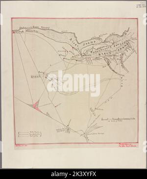 Map 1885. Cartographic. Documents. Manuscripts and Archives Division Stock Photo