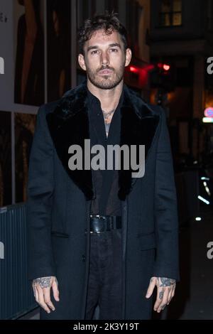 David Alexander Flinn attending the Saint Laurent Rive Droite Sushi Park opening night as part of Paris Fashion Week in Paris, France on September 28, 2022. Photo by Aurore Marechal/ABACAPRESS.COM Stock Photo