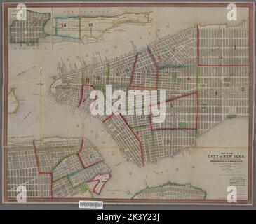 Map of the City of New York with the adjacent cities of Brooklyn & Jersey City & the Village of Williamsburg Map of the City of New York with the adjacent cities of Brooklyn and Jersey City and the Village of Williamsburg Cartographic. Maps. 1851. Lionel Pincus and Princess Firyal Map Division. Manhattan (New York, N.Y.), Brooklyn (New York, N.Y.), Jersey City (N.J.), Piers , New York (State) , New York, Buildings , New York (State) , New York, Fire protection districts , New York (State) , New York, New York (N.Y.), New York (N.Y.) , Administrative and political divisions Stock Photo