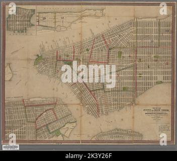 Map of the City of New York with the adjacent cities of Brooklyn & Jersey City & the Village of Williamsburg Map of the City of New York with the adjacent cities of Brooklyn and Jersey City and the Village of Williamsburg 1852. Cartographic. Maps. Lionel Pincus and Princess Firyal Map Division. Manhattan (New York, N.Y.), Brooklyn (New York, N.Y.), Jersey City (N.J.), Piers , New York (State) , New York, Buildings , New York (State) , New York, Fire protection districts , New York (State) , New York, New York (N.Y.), New York (N.Y.) , Administrative and political divisions Stock Photo