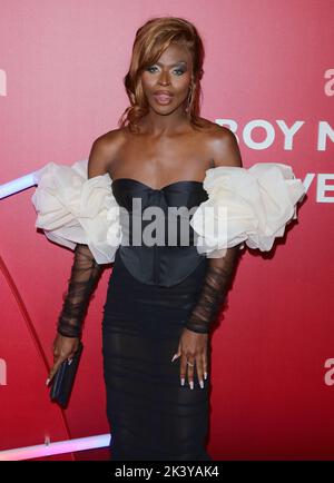 Los Angeles, USA. 28th Sep, 2022. Symone arrives at Universal BROS premiere held at The Regal LA Live in Los Angeles, CA on Wednesday, September 28, 2022 . (Photo By Juan Pablo Rico/Sipa USA) Credit: Sipa USA/Alamy Live News Stock Photo