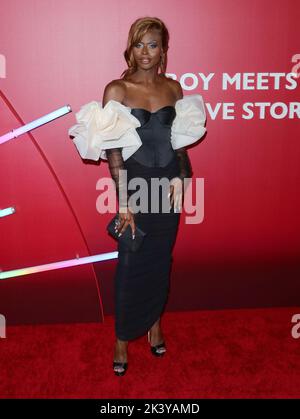 Symone arrives at Universal BROS premiere held at The Regal LA Live in ...