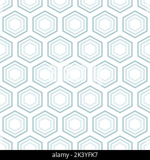 Seamless pattern with offset hexagonal cells  Stock Vector