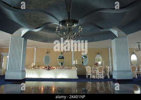 Amazing room for wedding Stock Photo