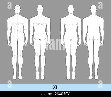 Curvy body type Stock Vector Images - Alamy