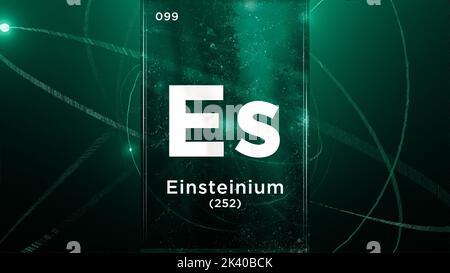 chemical-element-of-the-periodic-table-einsteinium-stock-photo-alamy