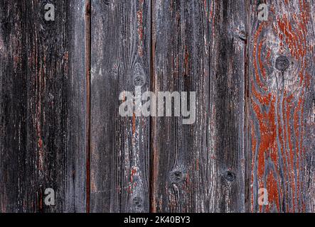 Texture of dark wooden grating wall background Stock Photo