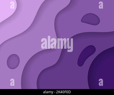 3d Paper cut backdrop. Abstract geometric shape Stock Vector
