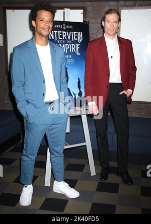 September 27 2022 Jacob Anderson, Sam Reid attend AMC' Anne Rice's Interview with the Vampiire screening at the IFC Center in New York September 27, 2022 Credit:RW/Mediapunch Stock Photo