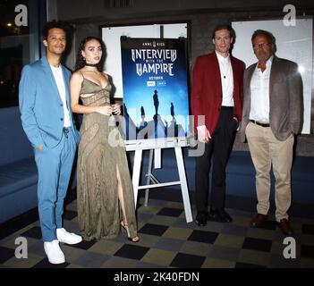 September 27 2022 Jacob Anderson, Bailey Bass, Sam Reid, Mark Johnson attend AMC' Anne Rice's Interview with the Vampiire screening at the IFC Center in New York September 27, 2022 Credit:RW/Mediapunch Stock Photo