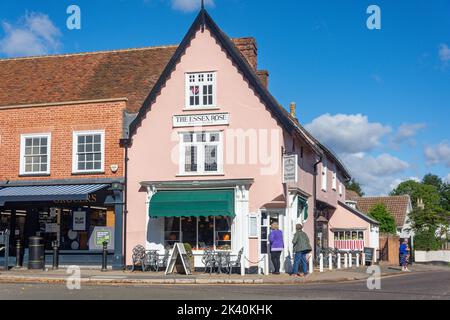 16th century The Essex Rose Tea House, High Street, Dedham, Essex, England, United Kingdom Stock Photo