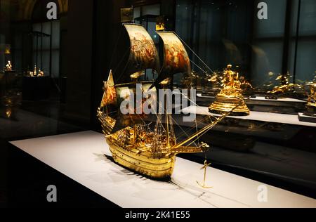 Wien, Kunst, Museum, Wien Kunsthistorische Museum, es ist ein Kunstmuseum mit Gemälden in Wien. Es zählt zu den bedeutendsten Museen der Welt.. Stock Photo