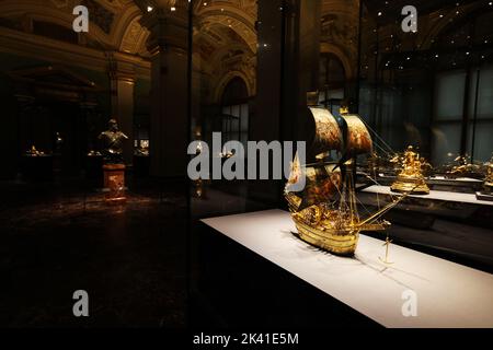 Wien, Kunst, Museum, Wien Kunsthistorische Museum, es ist ein Kunstmuseum mit Gemälden in Wien. Es zählt zu den bedeutendsten Museen der Welt.. Stock Photo