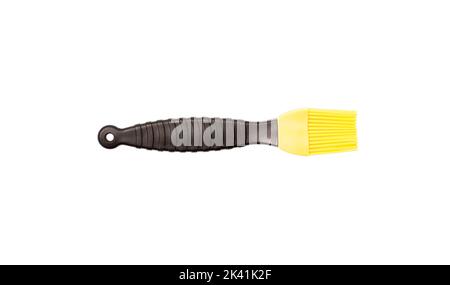 Silicone Pastry Brush isolated on white Stock Photo