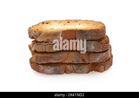 Light Toast Bread Isolated On The White Background Stock Photo, Picture and  Royalty Free Image. Image 3239117.
