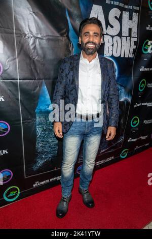 Encino, CA, September 28, 2022, Iyad Hajjaj attends Los Angeles Premiere of 'Ash and Bone' at Laemmle Town Center 5, Encino, CA on September 28, 2022 Stock Photo