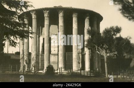 Temple of Hercules Victor aka Vesta, Rome, Italy 1930s Stock Photo