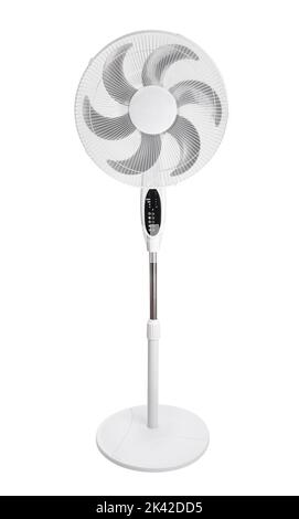 standing fan path isolated on white Stock Photo