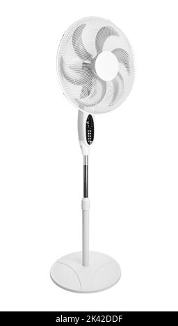 standing fan path isolated on white Stock Photo