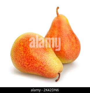 pear path isolated on white Stock Photo