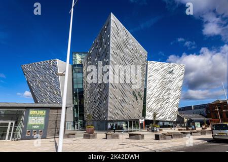 Titanic Belfast Museum, Titanic Quarter, Belfast, Northen Ireland, UK Stock Photo
