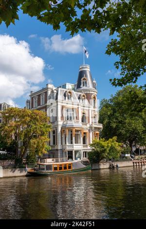 Atlas Tax Law Firm - Picturesque building near Rijksmuseum, Amsterdam, The Netherlands Stock Photo