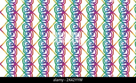 greeting card pinky curvy lines Stock Vector