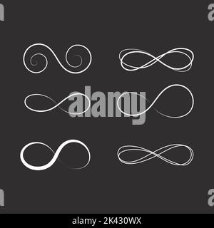 Infinity sign, symbol, logo. Infinity concept, icon. Vector set, graphic design Stock Vector