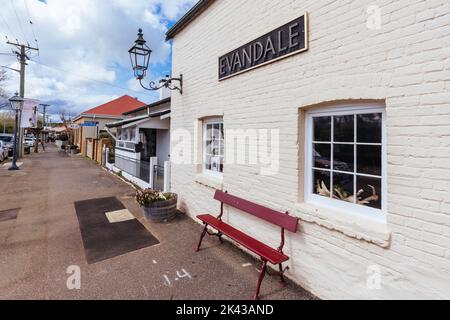 Historic Evandale in Tasmania Australia Stock Photo