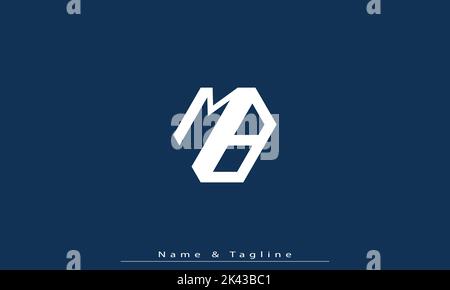 Alphabet letters Initials Monogram logo MB , BM Stock Vector